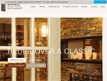 Tablet Screenshot of michaelsbackdoor.com